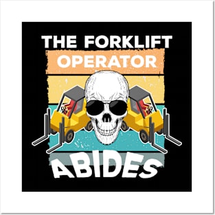 Forklift Dude Posters and Art